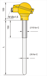 Can nhiệt, cảm biến nhiệt độ Aplisens CTC Series